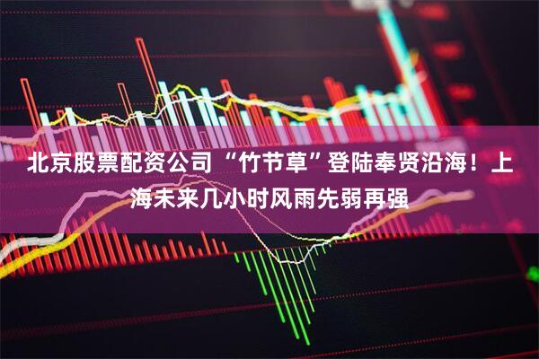 北京股票配资公司 “竹节草”登陆奉贤沿海！上海未来几小时风雨先弱再强